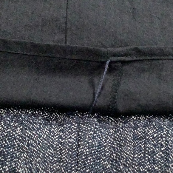 NWT🫐Theory High Rise Mini Skirt in Navy Multi Herring Melange - Picture 8 of 16